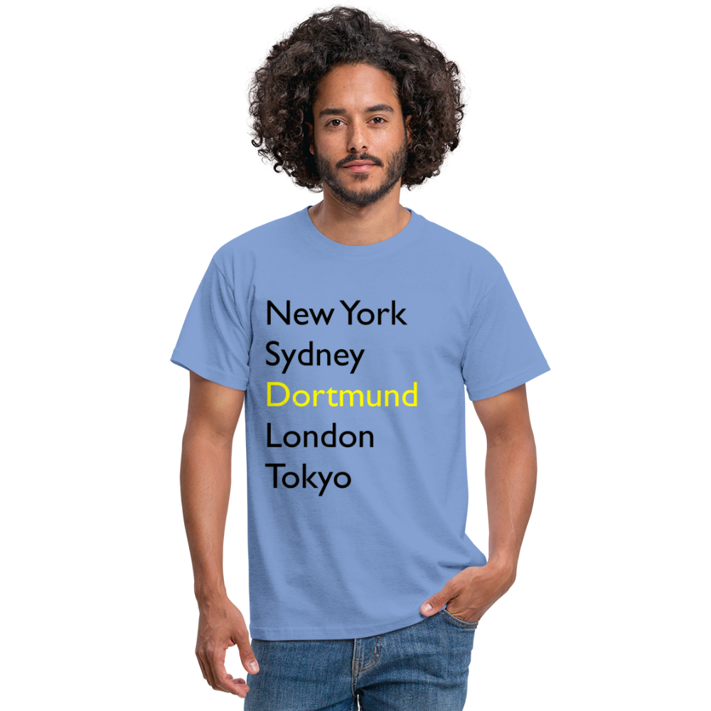 T-Shirt Dortmund "Metropolen Big" - carolina blue