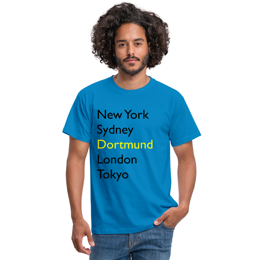 T-Shirt Dortmund "Metropolen Big" - Royalblau