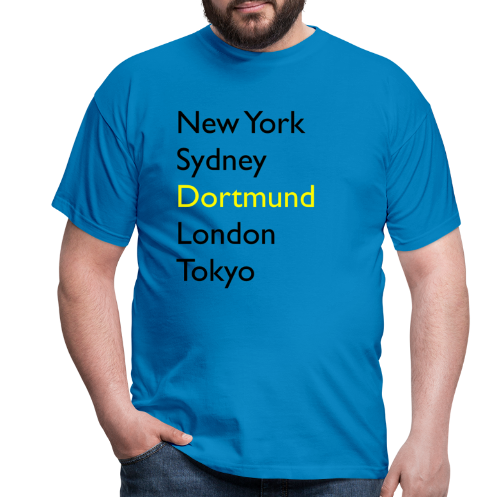 T-Shirt Dortmund "Metropolen Big" - Royalblau