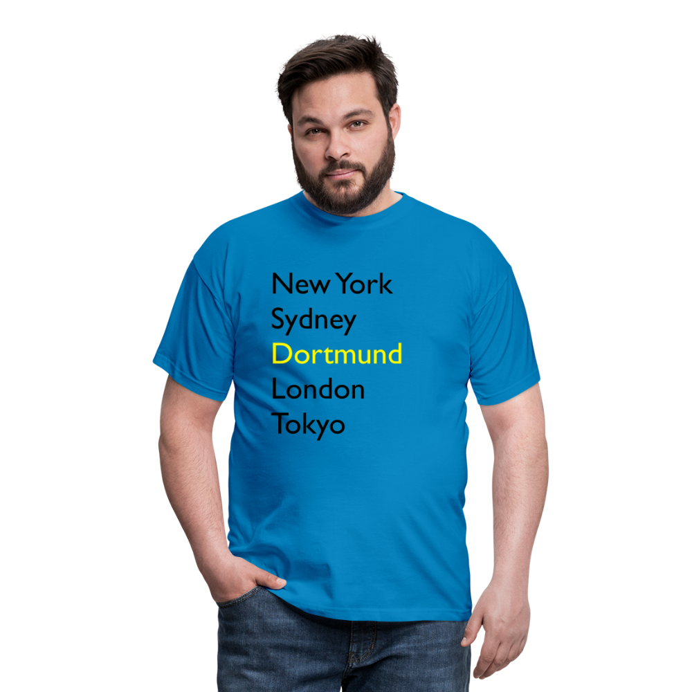 T-Shirt Dortmund "Metropolen Big" - Royalblau