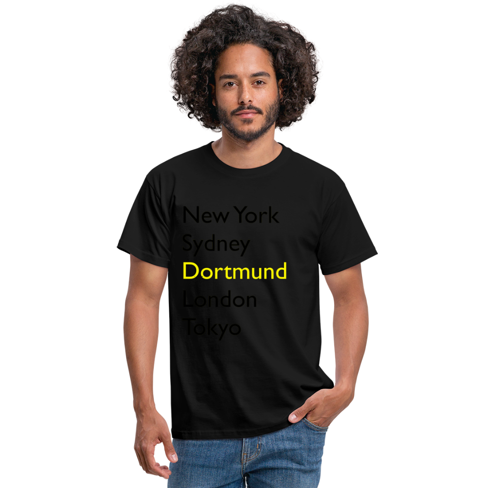 T-Shirt Dortmund "Metropolen Big" - Schwarz