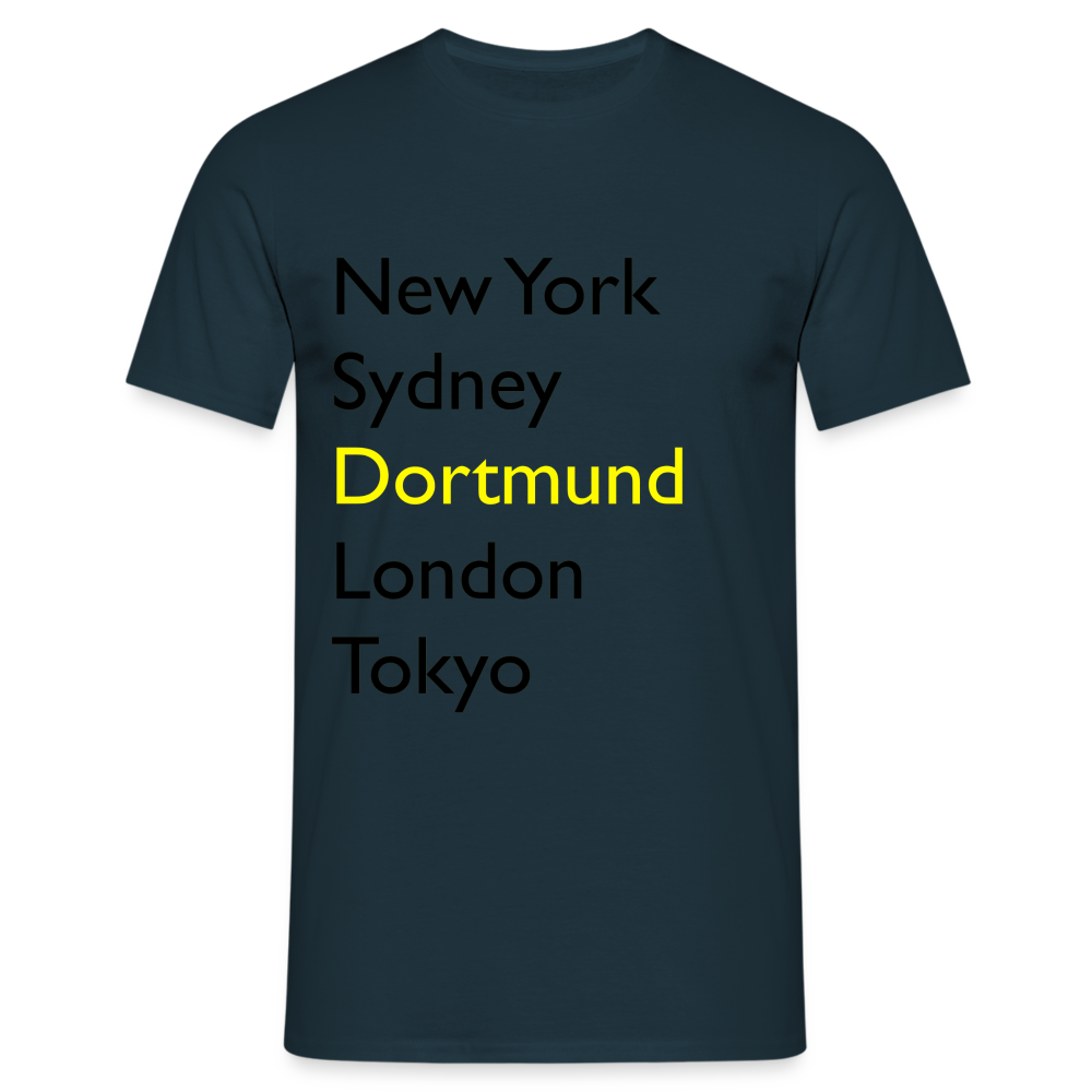 T-Shirt Dortmund "Metropolen Big" - Navy