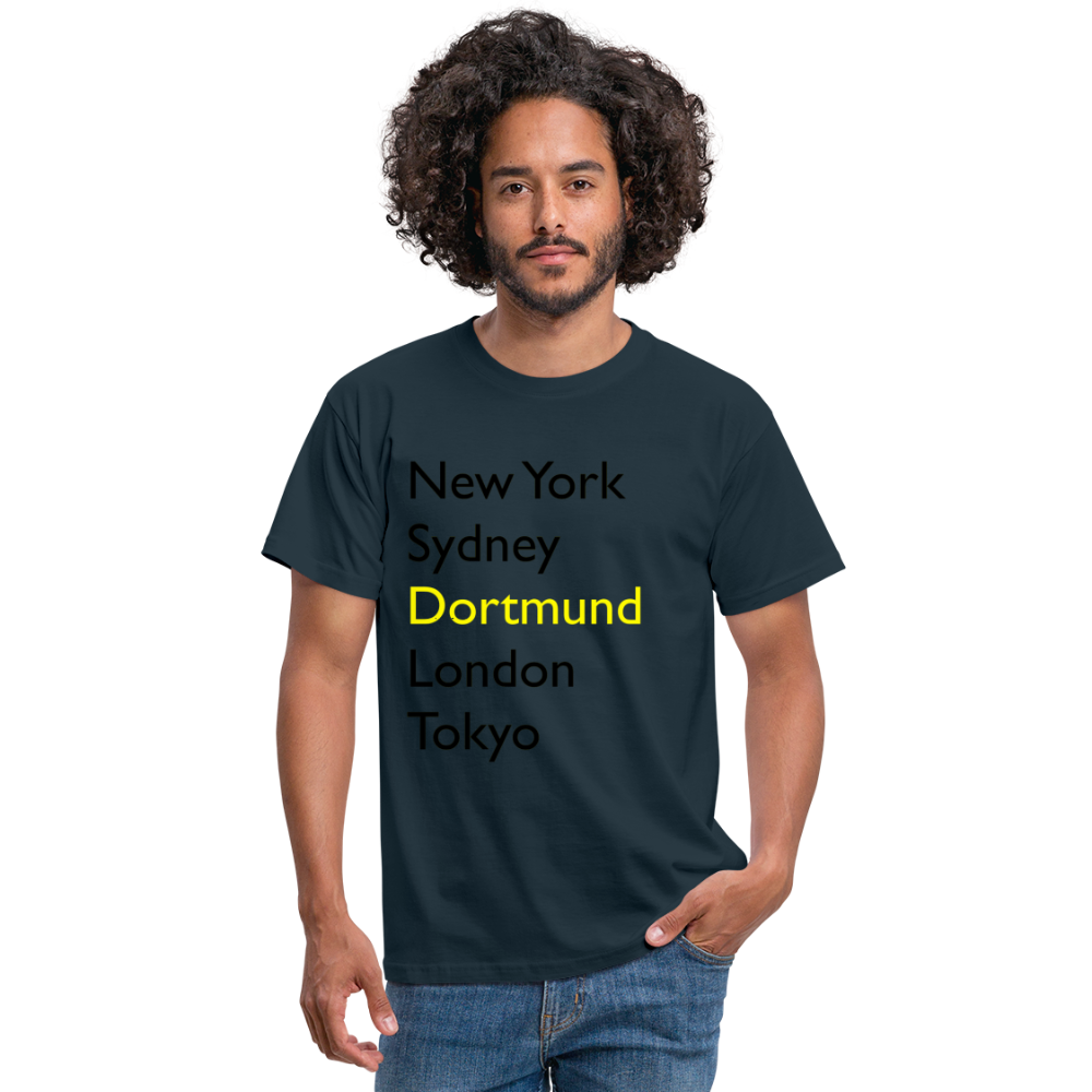 T-Shirt Dortmund "Metropolen Big" - Navy