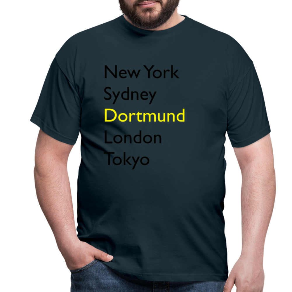 T-Shirt Dortmund "Metropolen Big" - Navy
