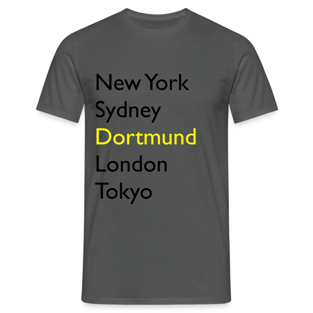 T-Shirt Dortmund "Metropolen Big" - Anthrazit