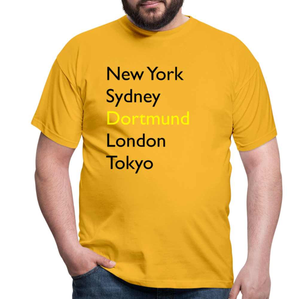 T-Shirt Dortmund "Metropolen Big" - Gelb