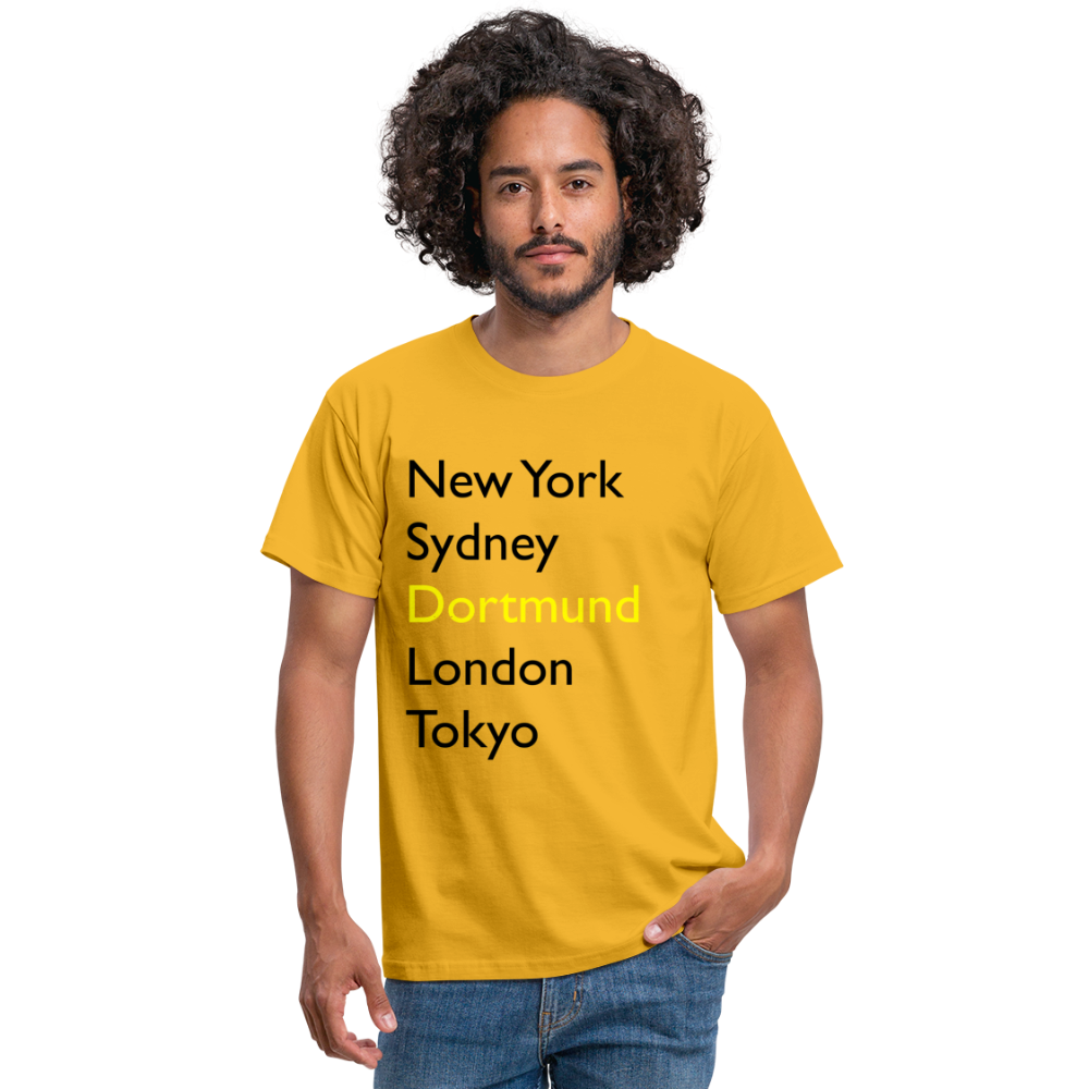 T-Shirt Dortmund "Metropolen Big" - Gelb