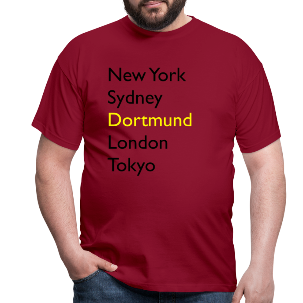 T-Shirt Dortmund "Metropolen Big" - Ziegelrot