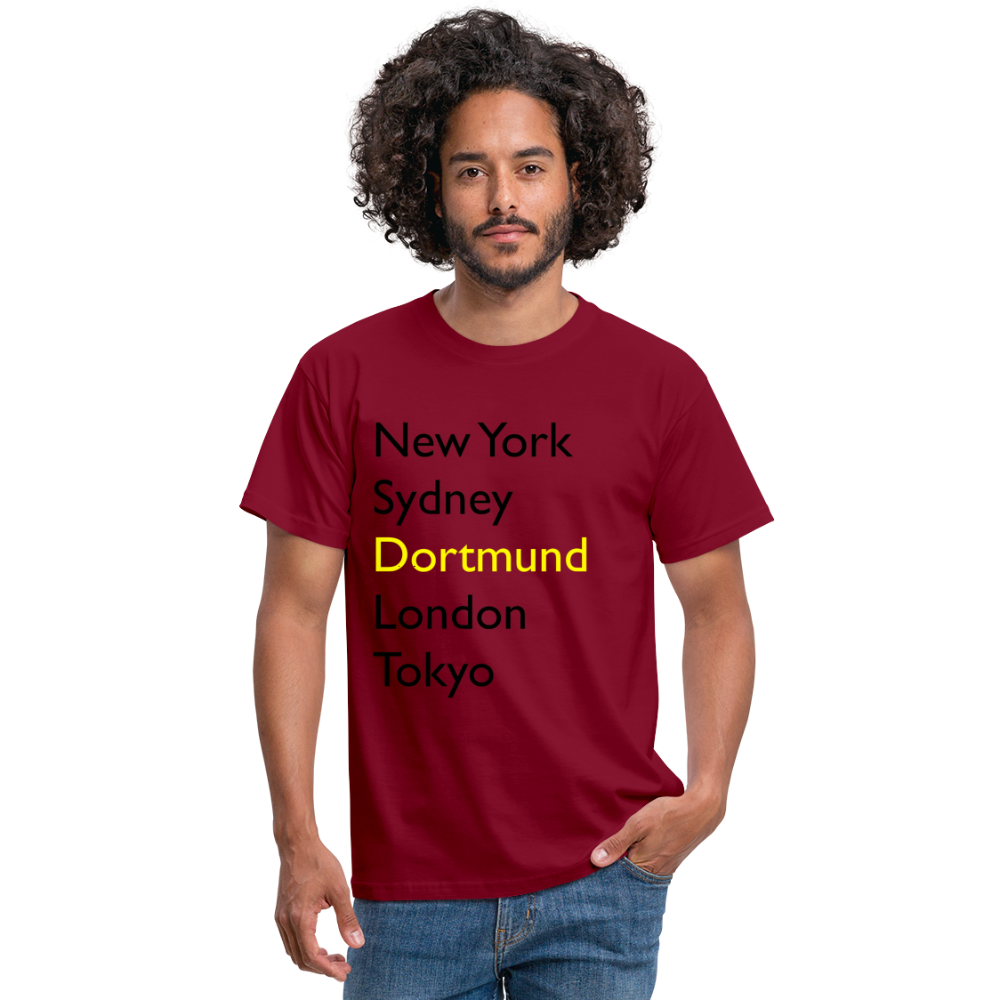 T-Shirt Dortmund "Metropolen Big" - Ziegelrot