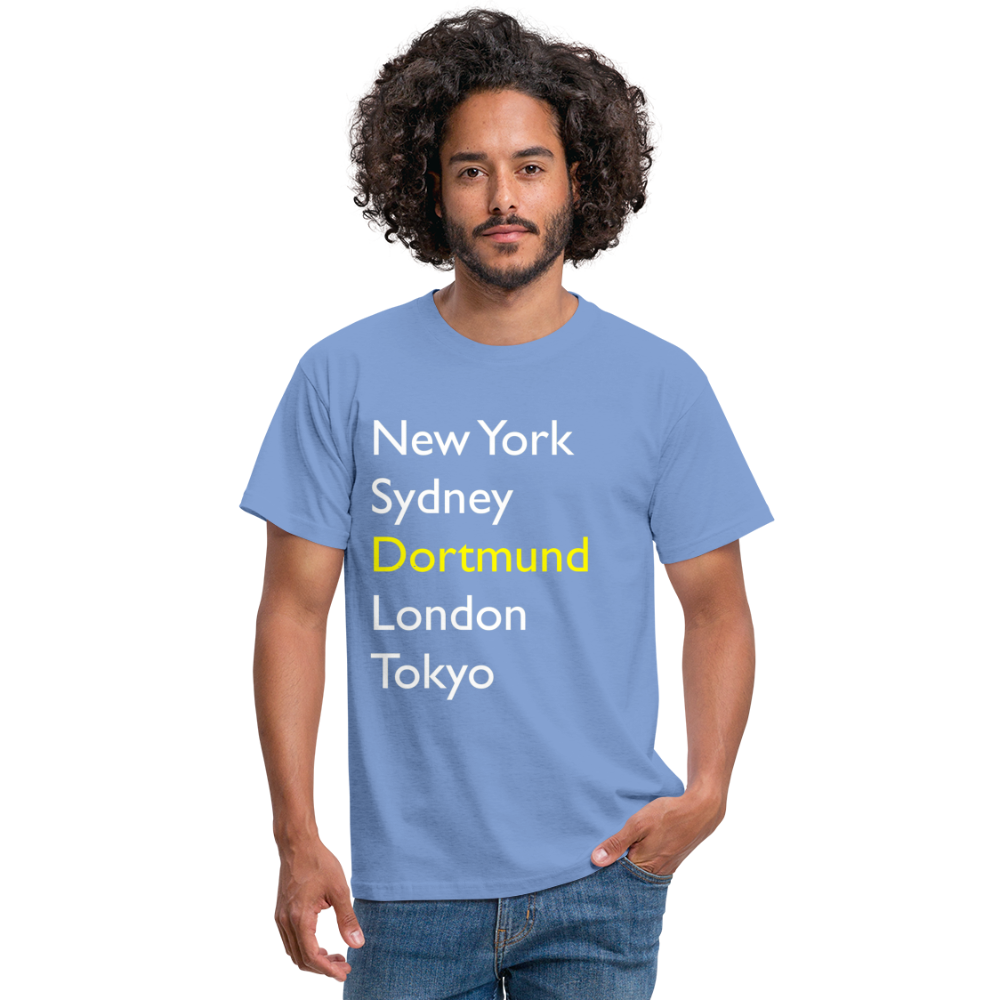 T-Shirt Dortmund "Metropolen Big" Bright Edition - carolina blue