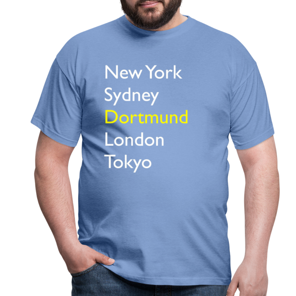 T-Shirt Dortmund "Metropolen Big" Bright Edition - carolina blue