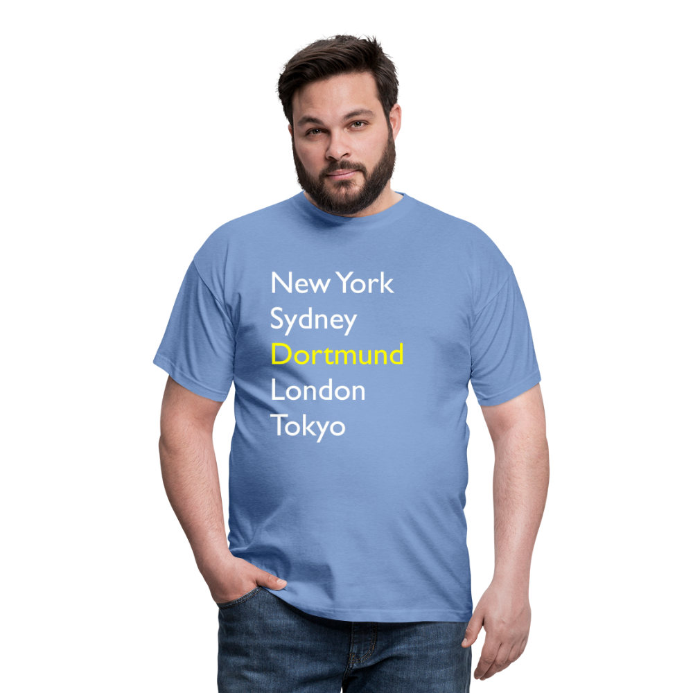 T-Shirt Dortmund "Metropolen Big" Bright Edition - carolina blue