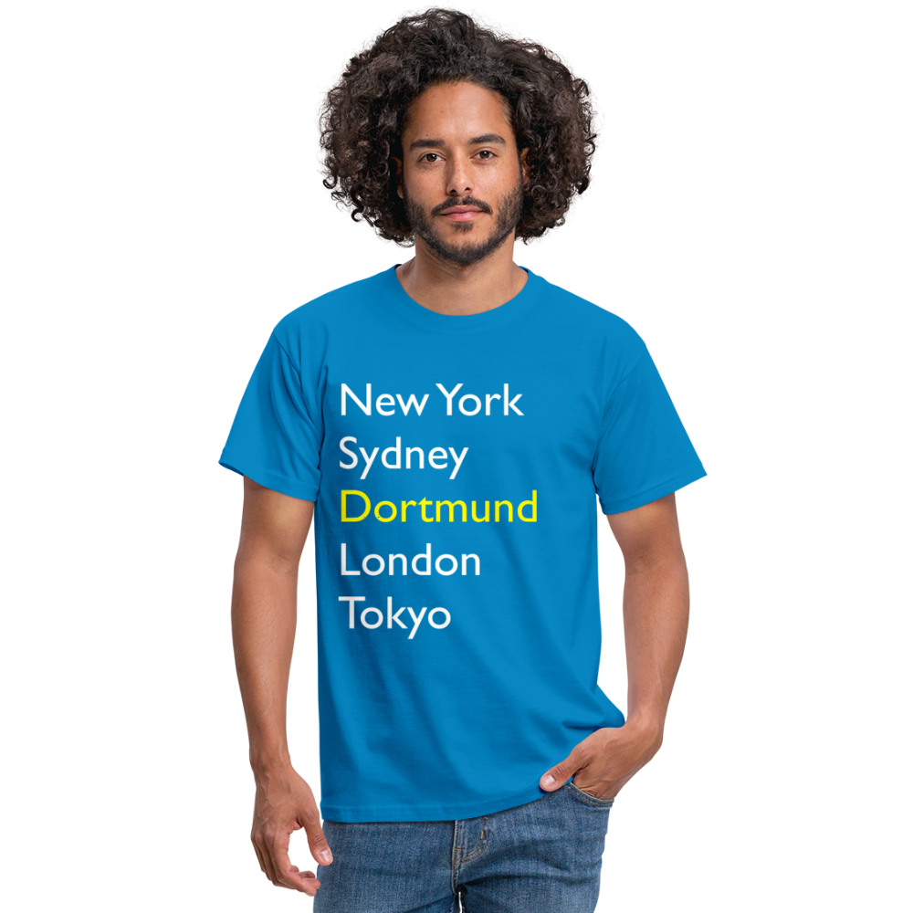 T-Shirt Dortmund "Metropolen Big" Bright Edition - Royalblau