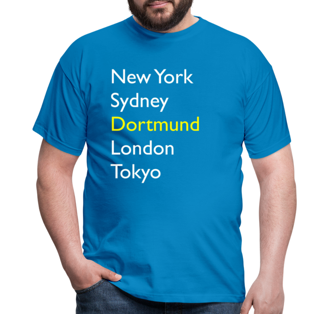 T-Shirt Dortmund "Metropolen Big" Bright Edition - Royalblau