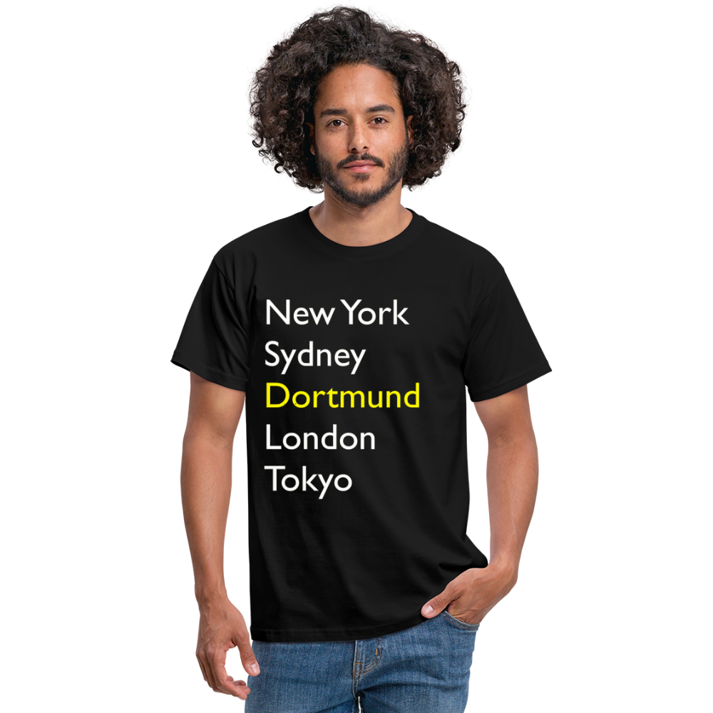 T-Shirt Dortmund "Metropolen Big" Bright Edition - Schwarz