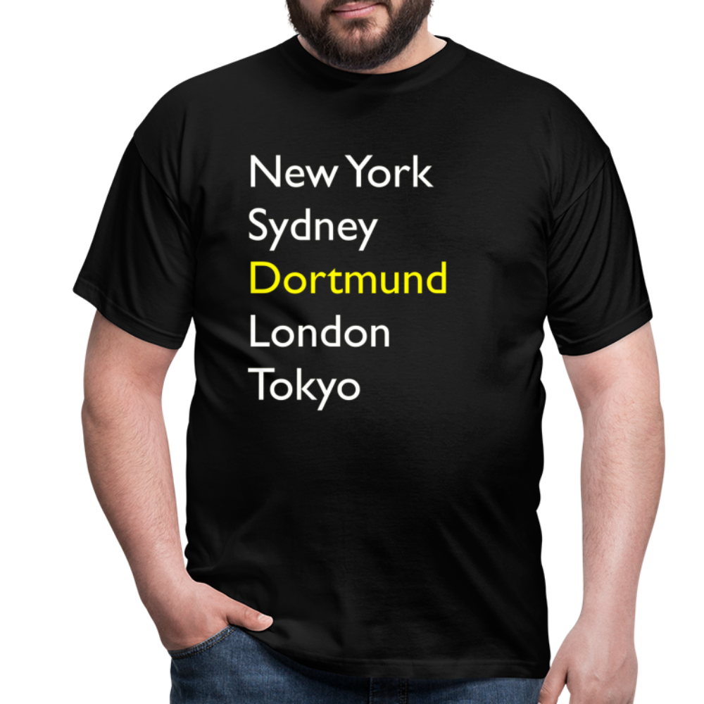 T-Shirt Dortmund "Metropolen Big" Bright Edition - Schwarz