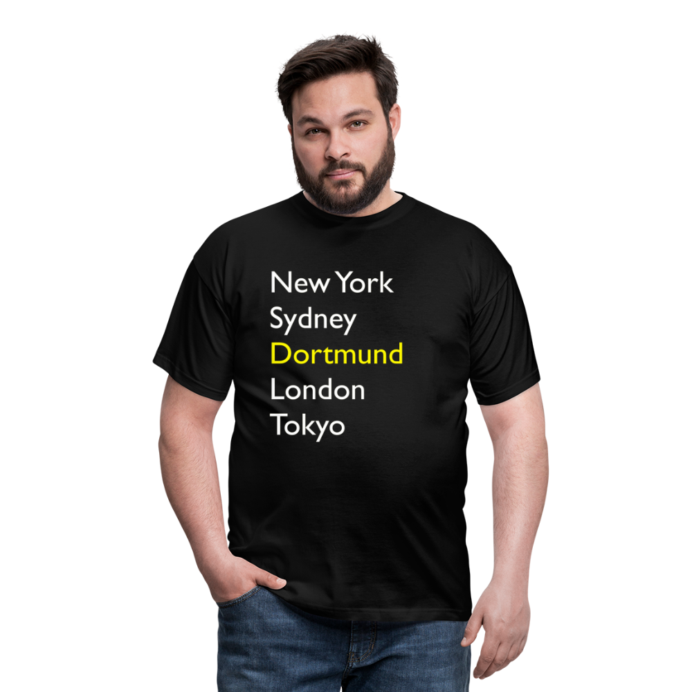 T-Shirt Dortmund "Metropolen Big" Bright Edition - Schwarz