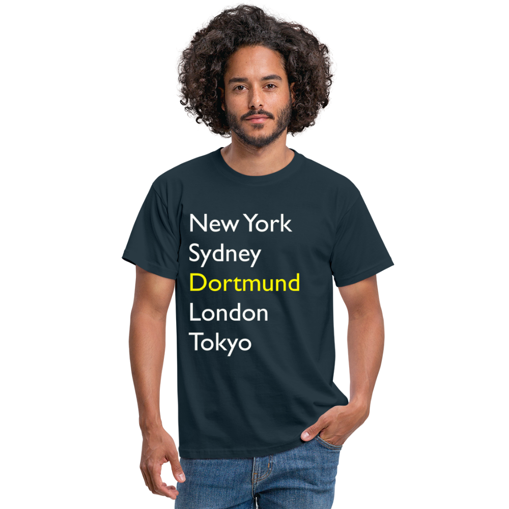 T-Shirt Dortmund "Metropolen Big" Bright Edition - Navy
