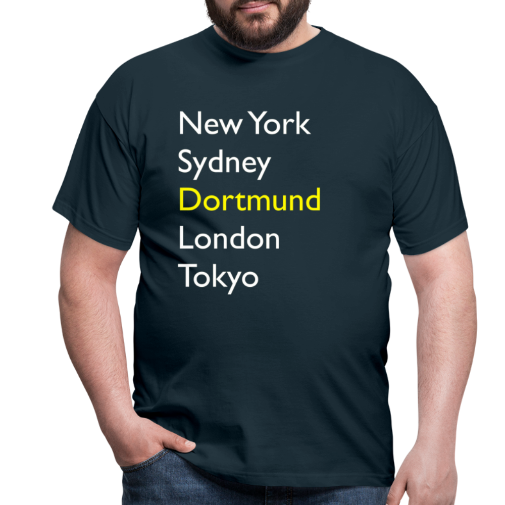 T-Shirt Dortmund "Metropolen Big" Bright Edition - Navy