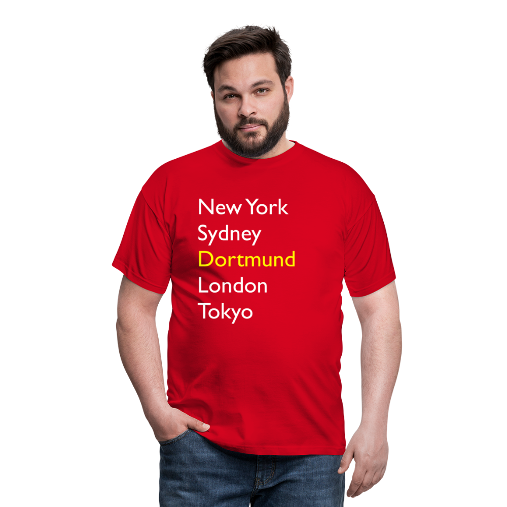 T-Shirt Dortmund "Metropolen Big" Bright Edition - Rot
