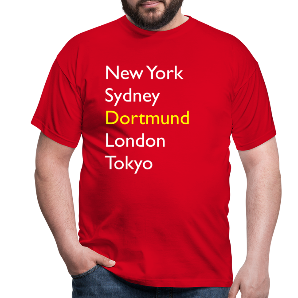 T-Shirt Dortmund "Metropolen Big" Bright Edition - Rot
