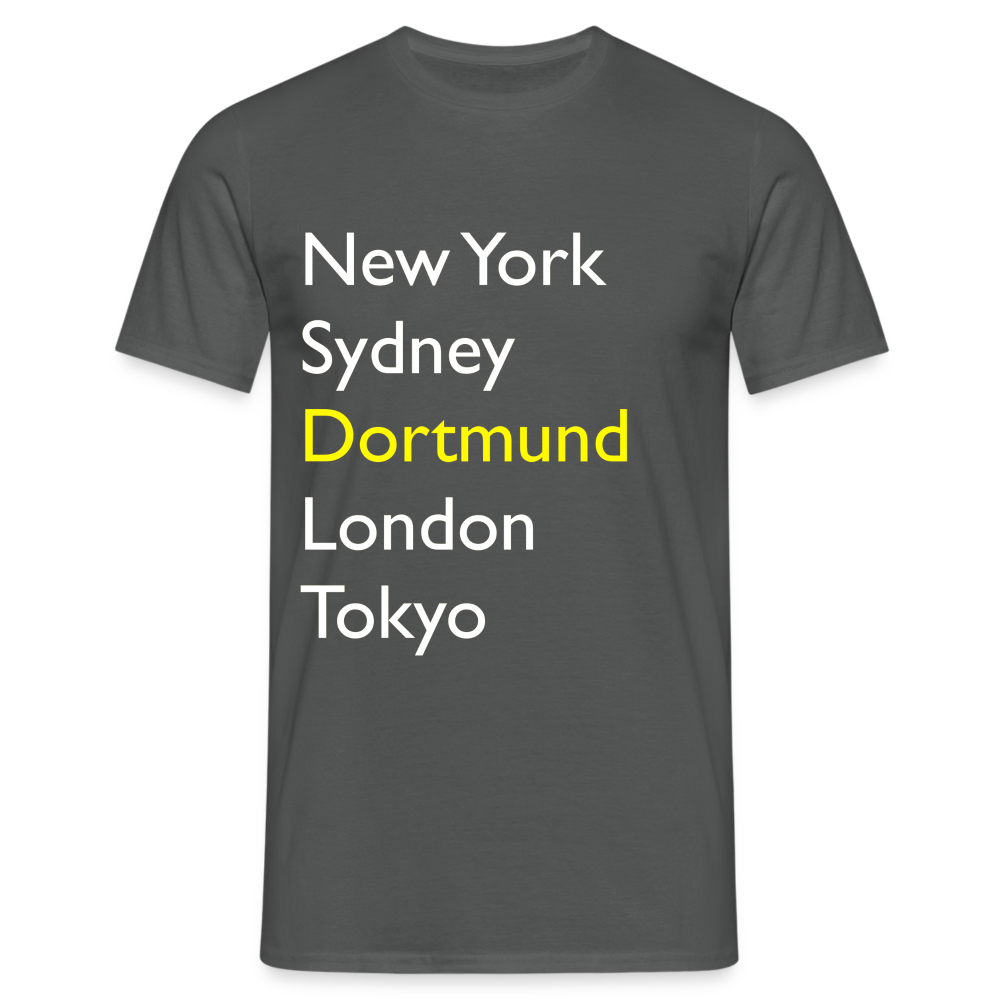 T-Shirt Dortmund "Metropolen Big" Bright Edition - Anthrazit