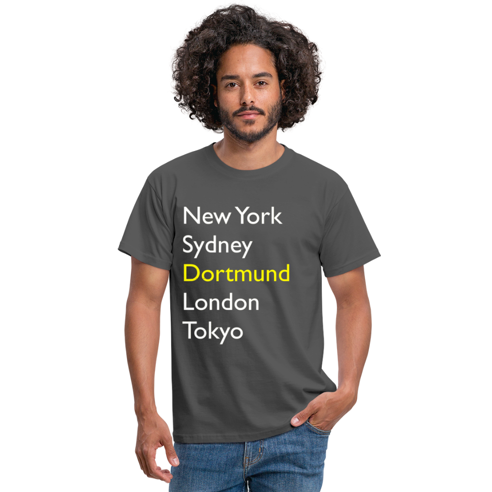 T-Shirt Dortmund "Metropolen Big" Bright Edition - Anthrazit