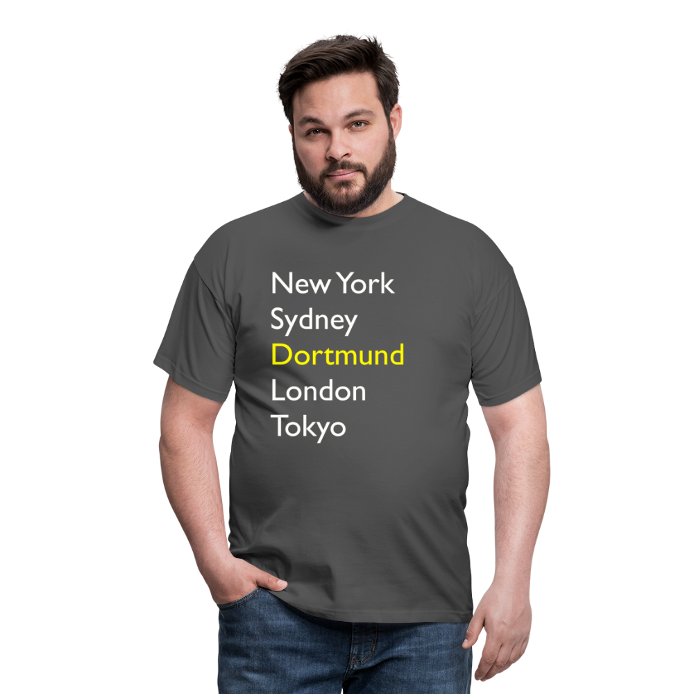 T-Shirt Dortmund "Metropolen Big" Bright Edition - Anthrazit