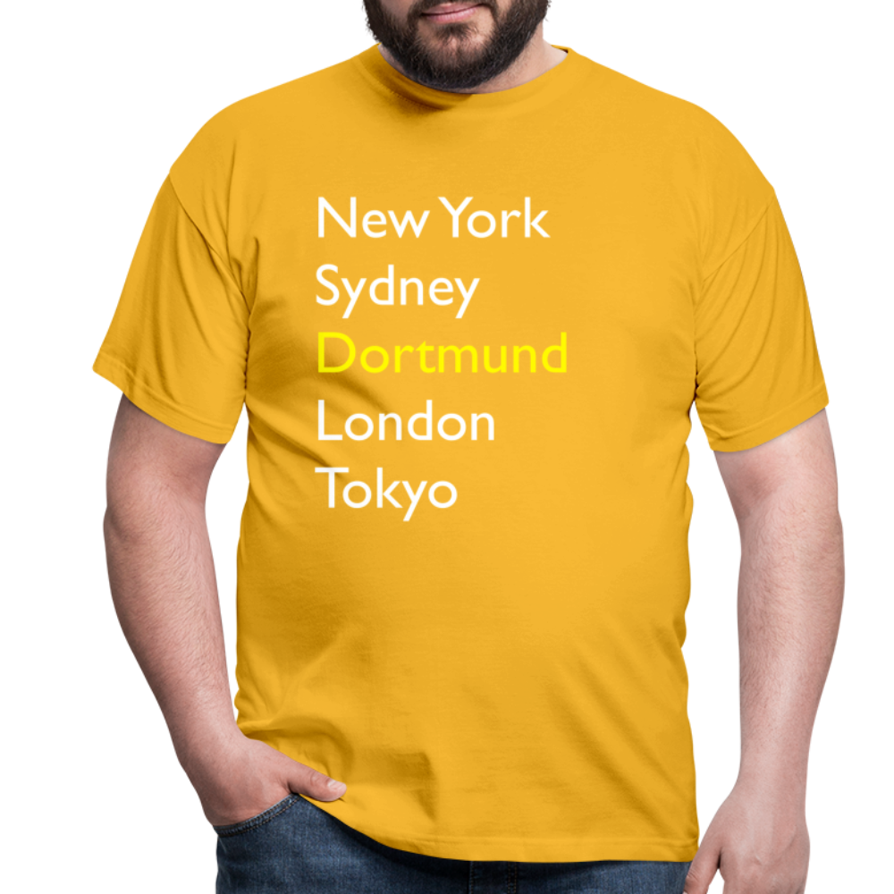 T-Shirt Dortmund "Metropolen Big" Bright Edition - Gelb