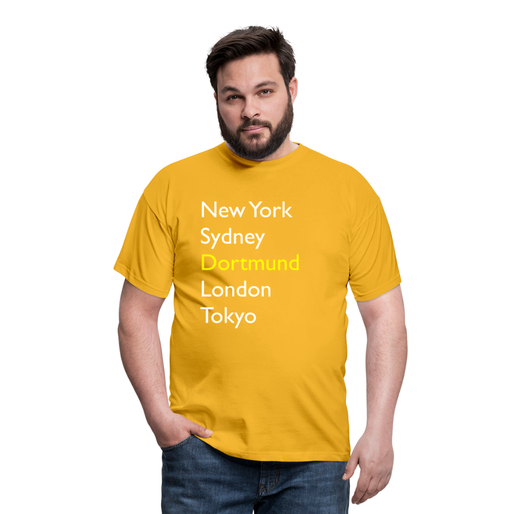 T-Shirt Dortmund "Metropolen Big" Bright Edition - Gelb