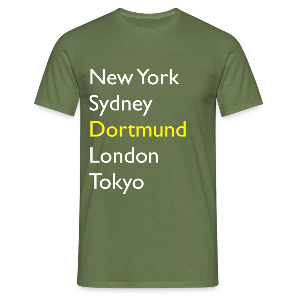 T-Shirt Dortmund "Metropolen Big" Bright Edition - Militärgrün