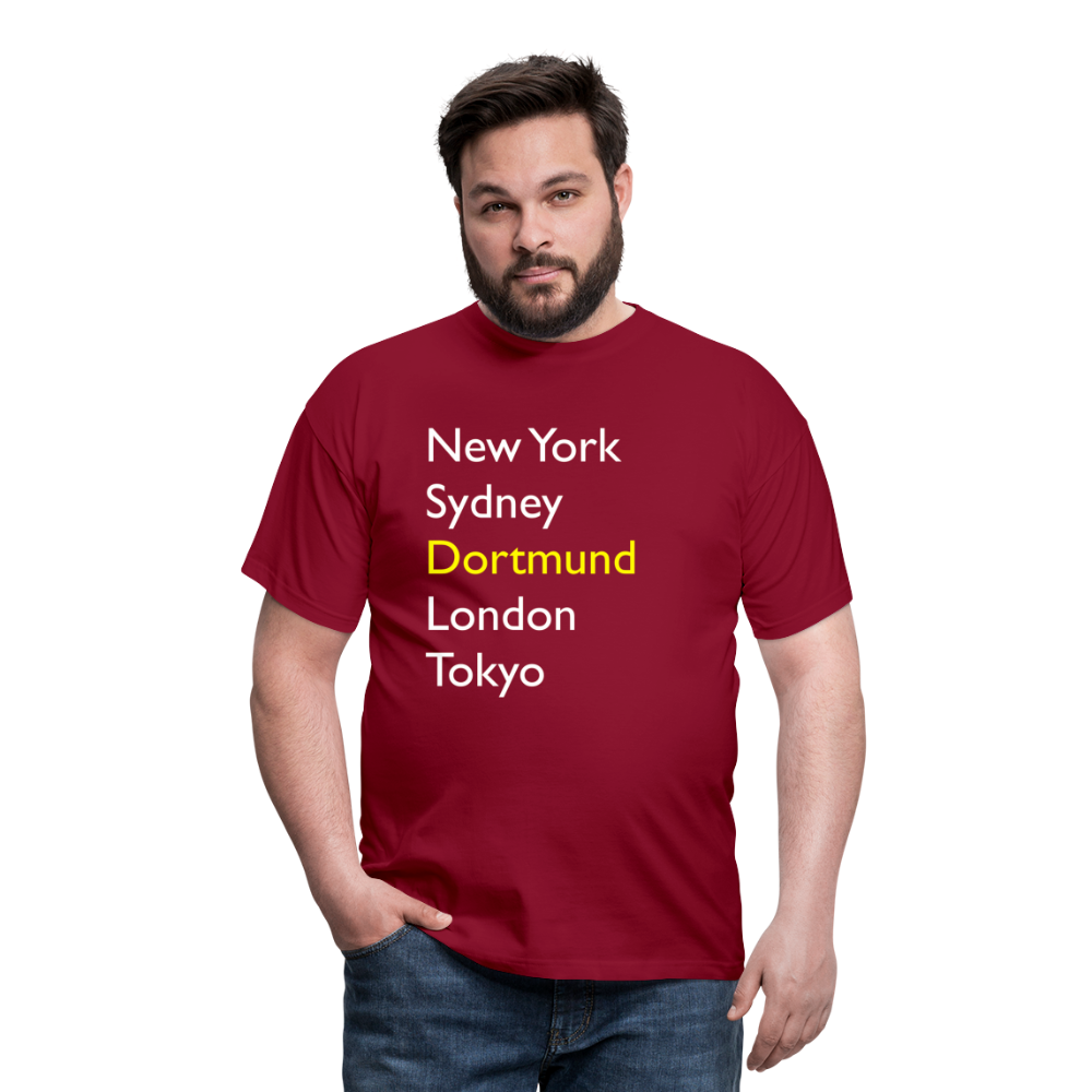 T-Shirt Dortmund "Metropolen Big" Bright Edition - Ziegelrot