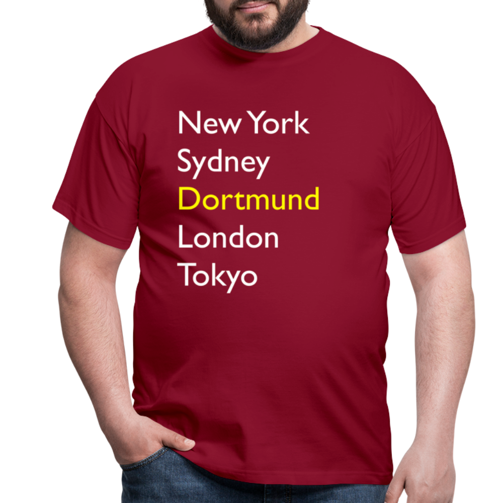 T-Shirt Dortmund "Metropolen Big" Bright Edition - Ziegelrot