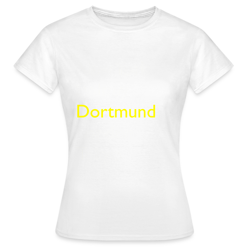 T-Shirt Ladies Dortmund "Metropolen Big" Bright Edition - Weiß