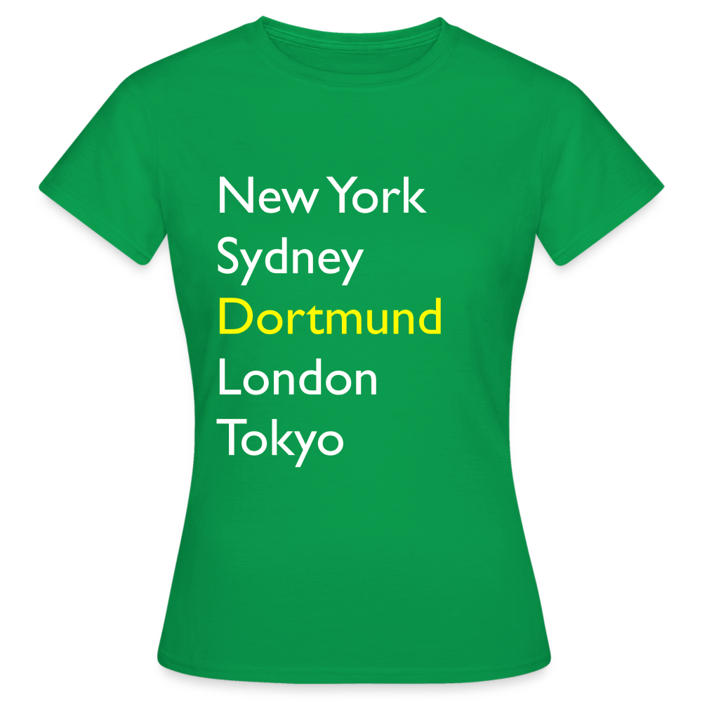 T-Shirt Ladies Dortmund "Metropolen Big" Bright Edition - Kelly Green