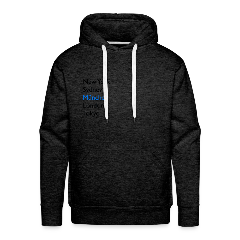 Hoodie München "Metropolen" Dark Edition - Anthrazit