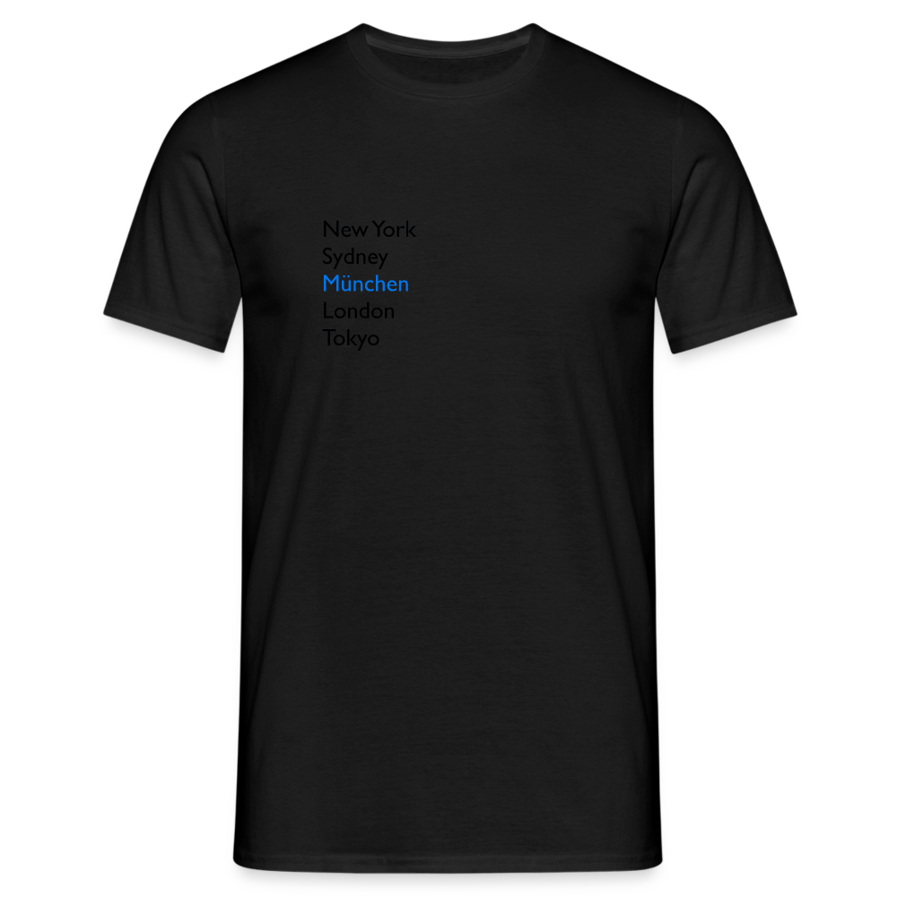 T-Shirt München "Metropolen" - Schwarz