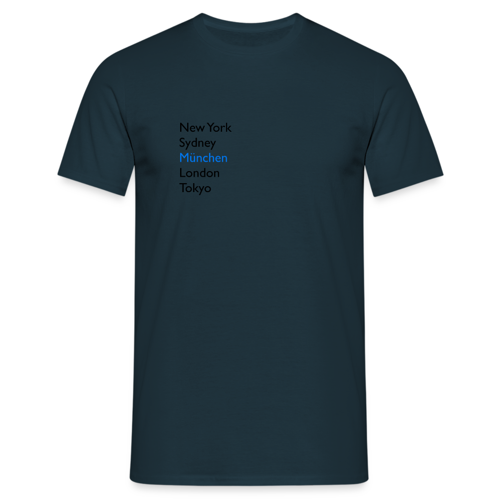 T-Shirt München "Metropolen" - Navy