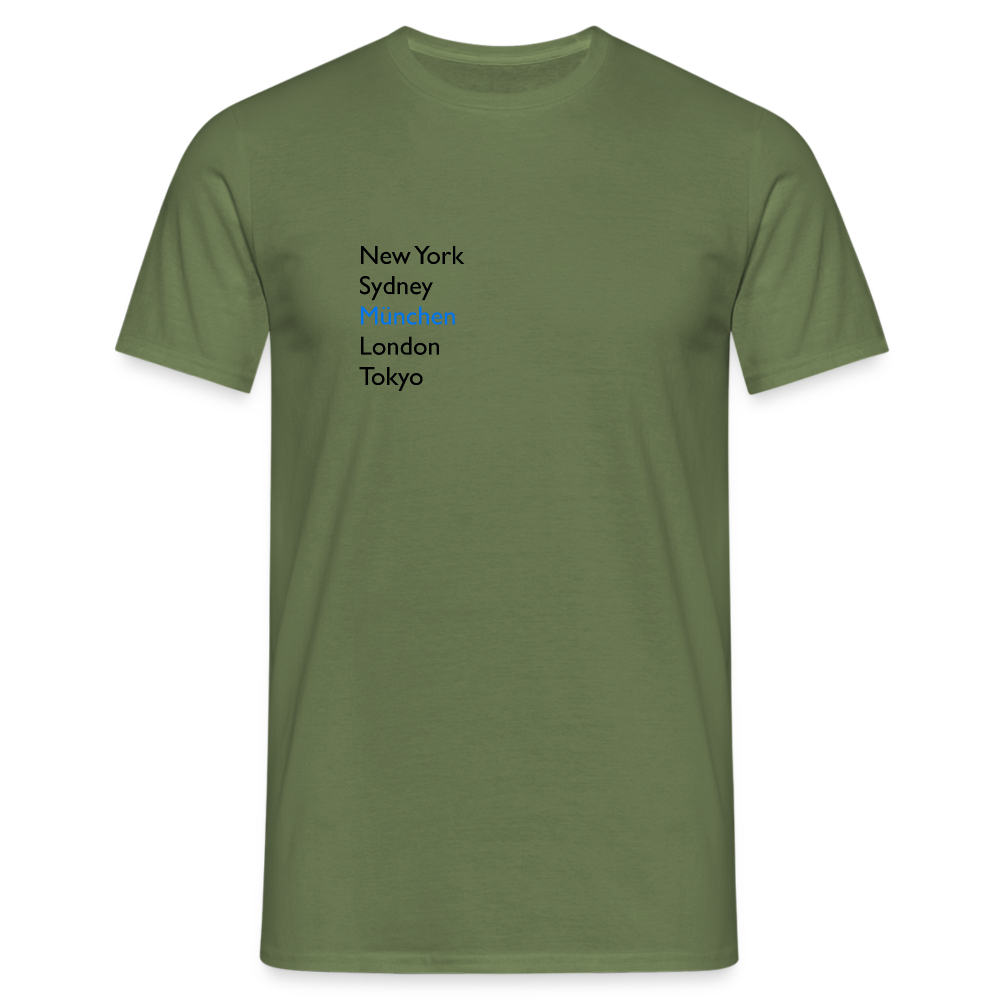 T-Shirt München "Metropolen" - Militärgrün