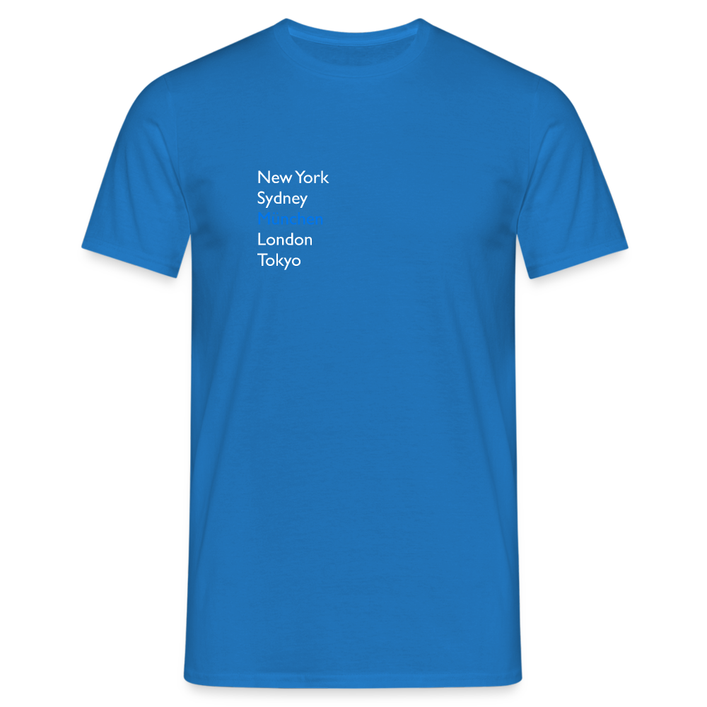 T-Shirt München "Metropolen" Bright Edition - Royalblau