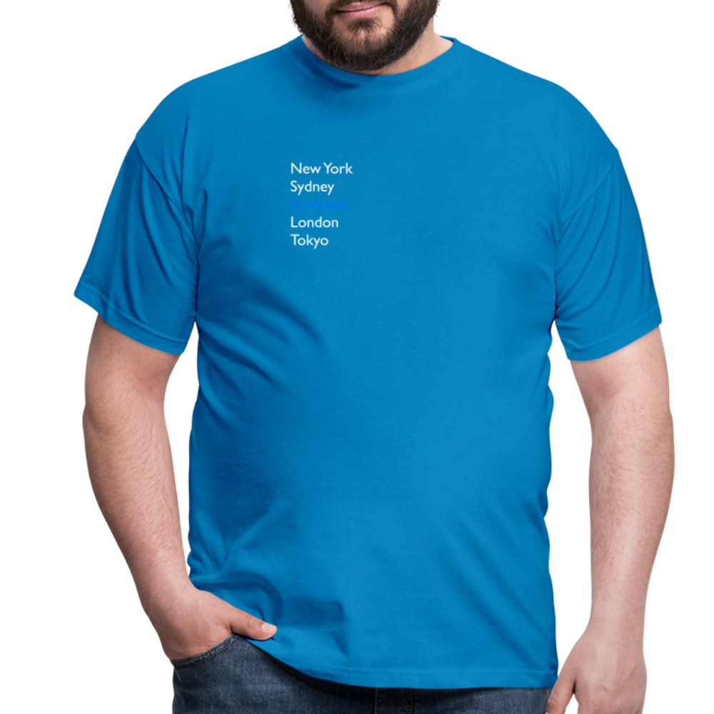 T-Shirt München "Metropolen" Bright Edition - Royalblau
