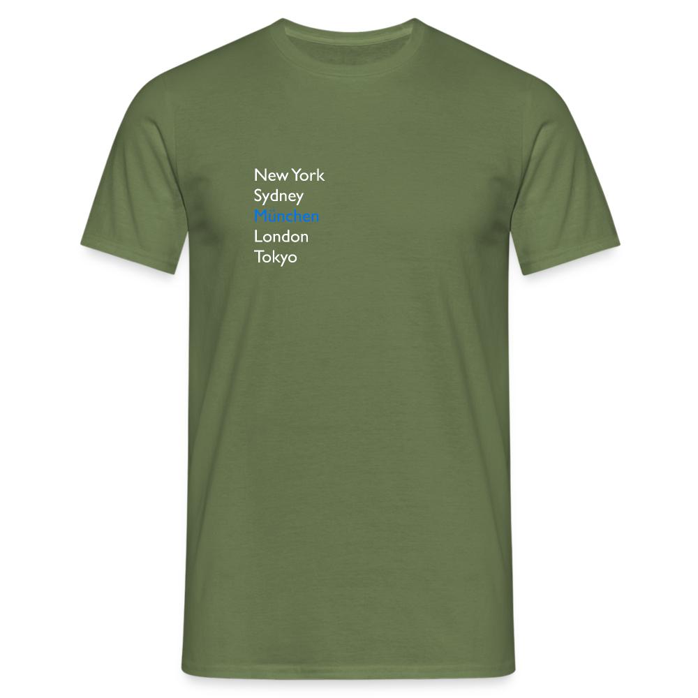 T-Shirt München "Metropolen" Bright Edition - Militärgrün
