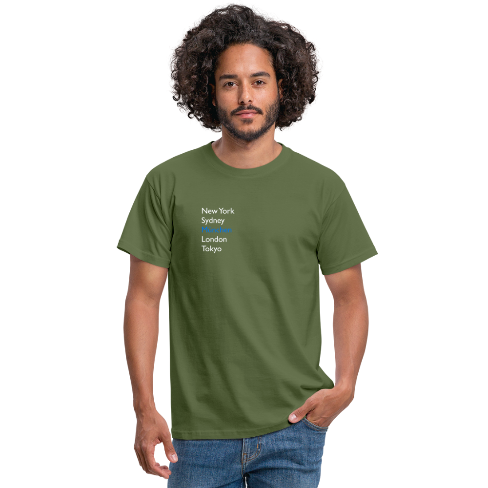 T-Shirt München "Metropolen" Bright Edition - Militärgrün