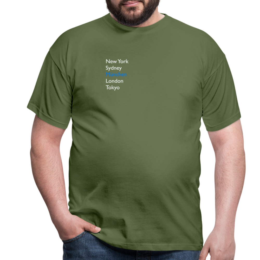 T-Shirt München "Metropolen" Bright Edition - Militärgrün
