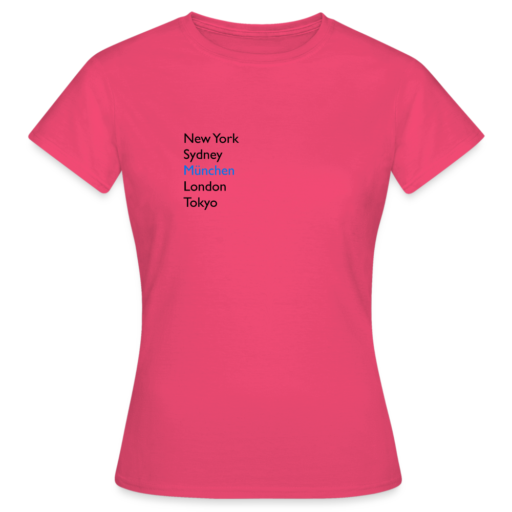 T-Shirt Ladies München "Metropolen" - Azalea