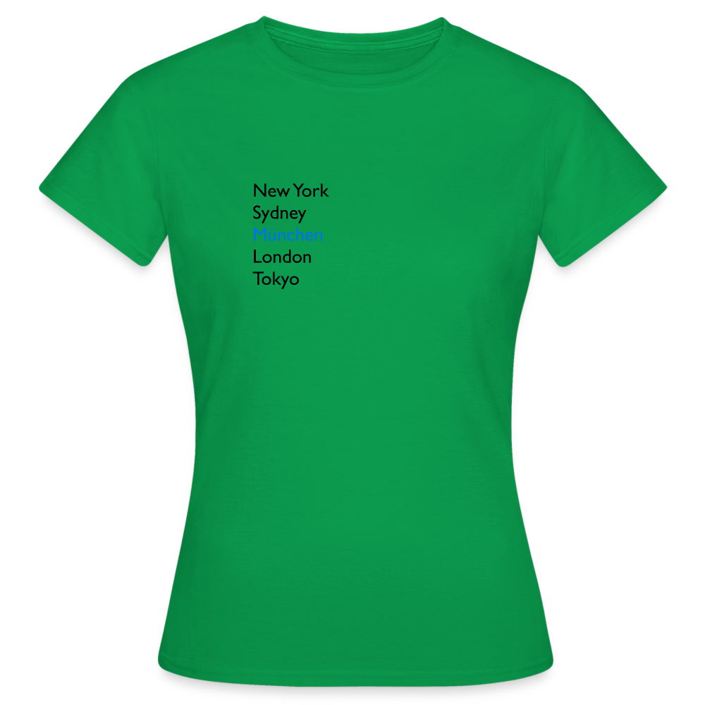 T-Shirt Ladies München "Metropolen" - Kelly Green
