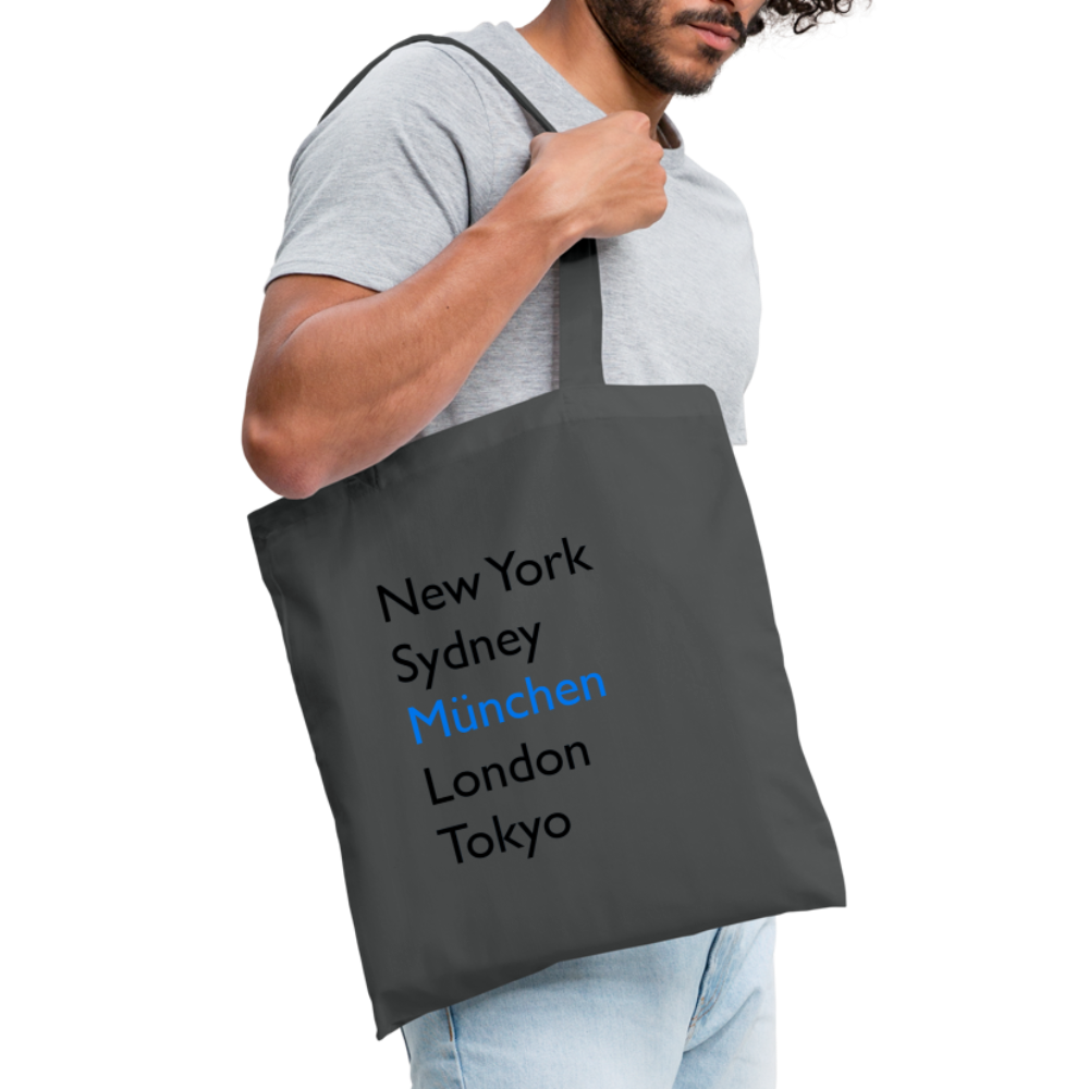 Tote Bag München "Metropolen" - Graphite