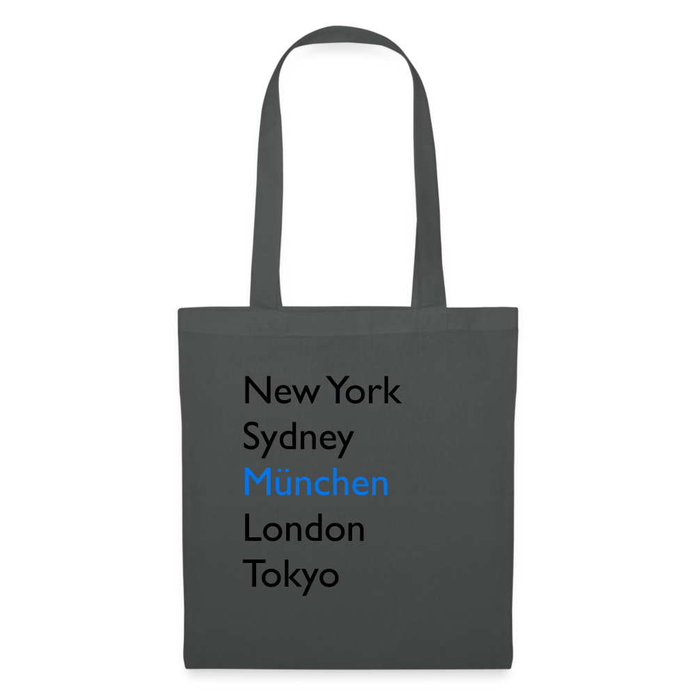 Tote Bag München "Metropolen" - Graphite