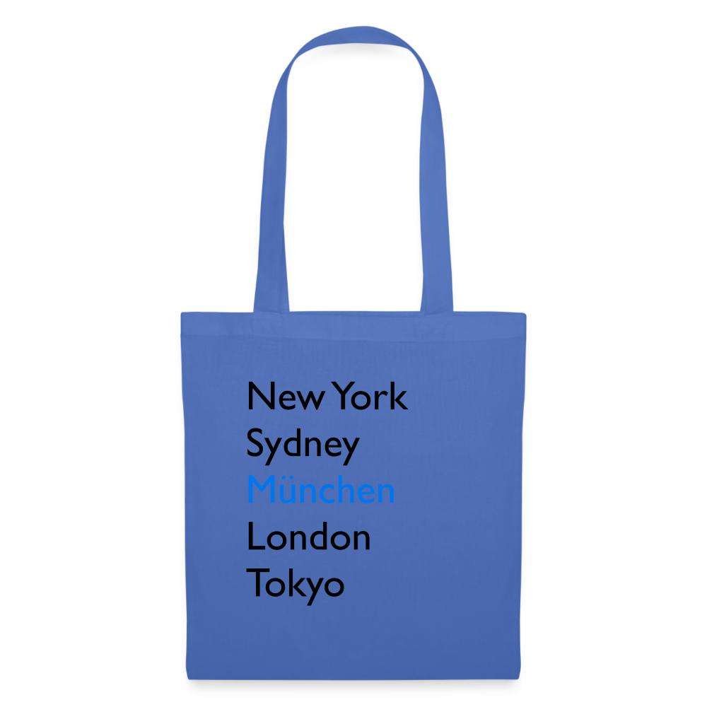 Tote Bag München "Metropolen" - Hellblau