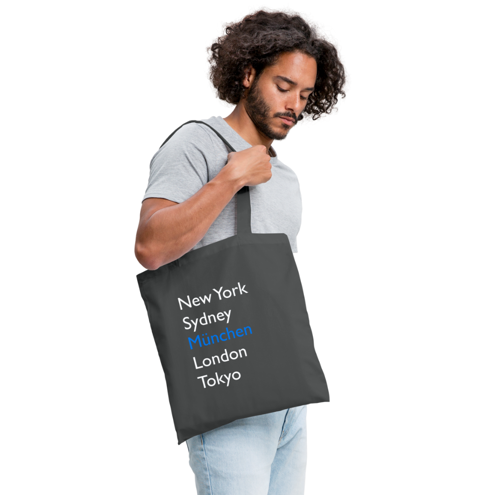 Tote Bag München "Metropolen" - Graphite